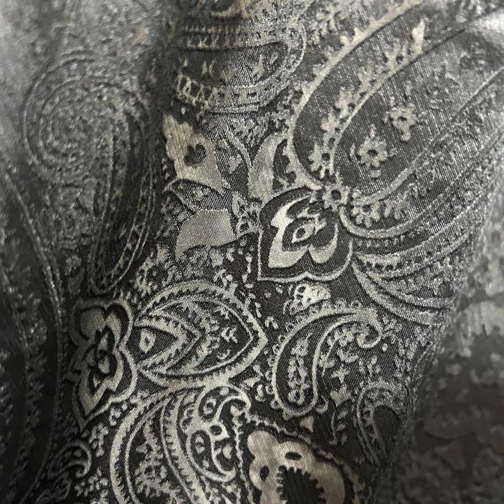 Italian-made paisley pattern long-sleeve cardigan… - image 11