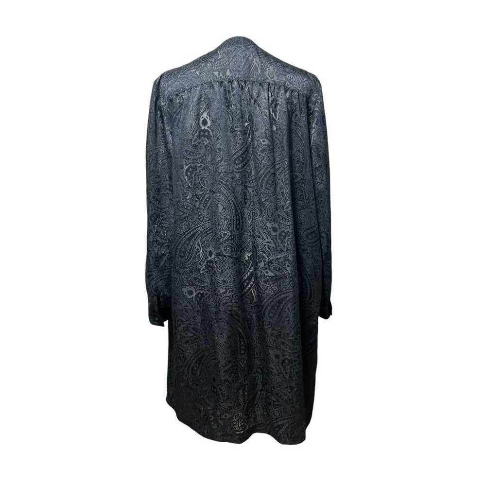 Italian-made paisley pattern long-sleeve cardigan… - image 6