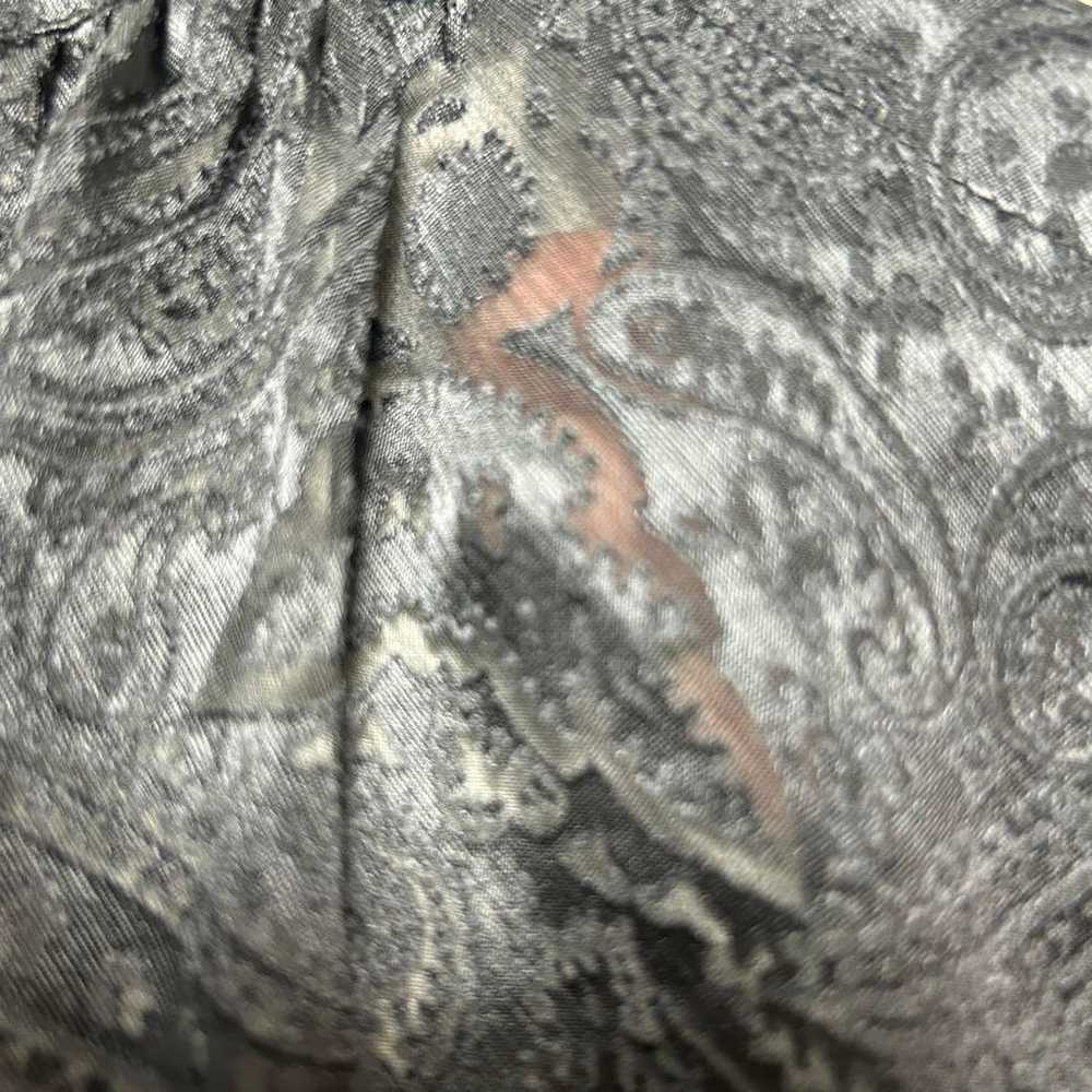 Italian-made paisley pattern long-sleeve cardigan… - image 9