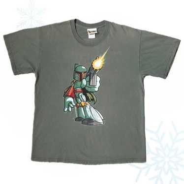 Vintage Boba Fett Star Wars Disney 2003 T-Shirt La