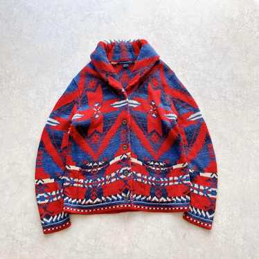 Vintage RALPH LAUREN Native Pattern Knit Cardigan