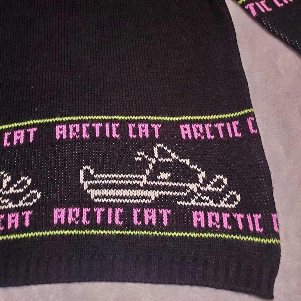 Arctic Cat Vintage Wear Snowmobile Racing Sweater… - image 5