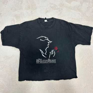 90s Beauty And The Beast Disney T-Shirt. Vintage 1990… - Gem