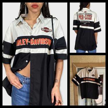 Harley Davidson Oversized Button Up Shirt