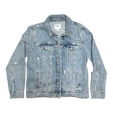 Old Navy Distressed Light Blue Jean Jacket