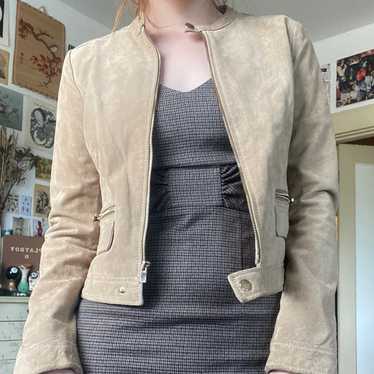 Brown suede jacket