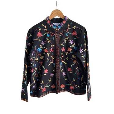 BFA Classics Colorful Embroidery Cotton Button Up 