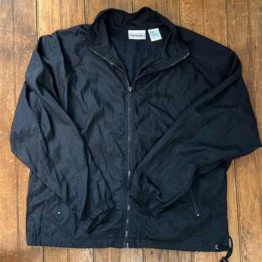 Vintage 1980s  black Reebok nylon women’s jacket s