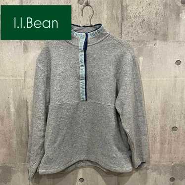 80s L.L.Bean Half Snap Fleece Pullover