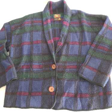 Vintage Alps Fine Women’s Apparel Wool plaid Sweat