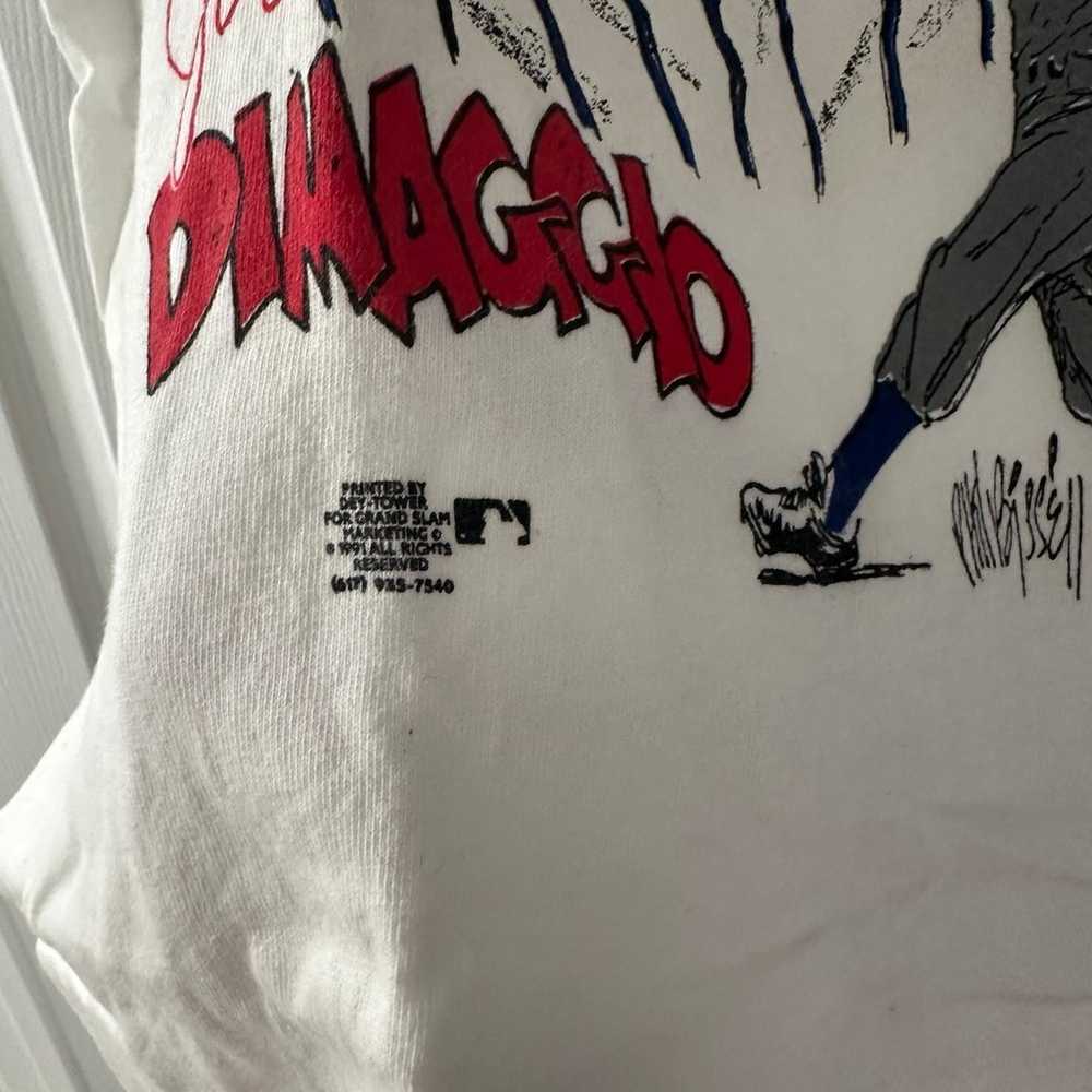 1991 Vintage Joe DiMaggio T shirt - image 3