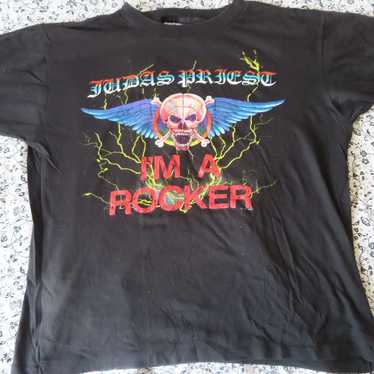 Vintage Judas Priest British Steel Heavy Metal Band T-shirt