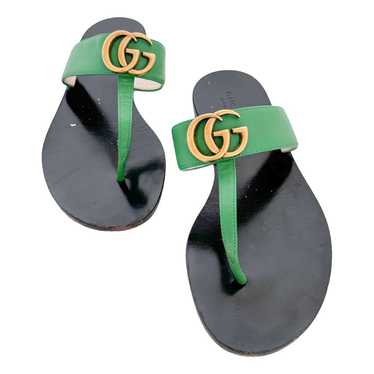 Gucci Marmont leather sandal