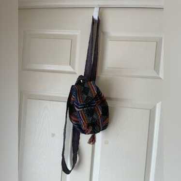 Multi-Coloured Boho Tiny Backpack - image 1