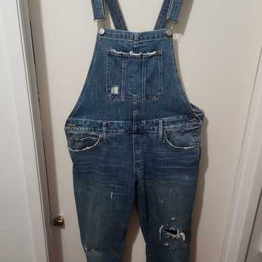 Lucky Brand Denim Boyfriend Overalls