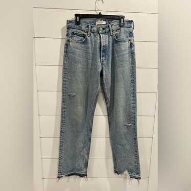 Moussy Vintage Brookline Wide Straight-Leg Jeans