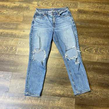 American Eagle Strigid Mom Jeans Size 6 Short Deni