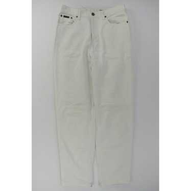 Vintage 80's Calvin Klein White Straight Leg USA S