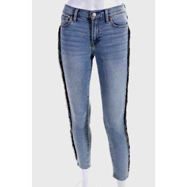 7 For All Mankind Luxe Vintage Jeans Womens Beaded