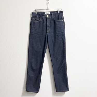 Frame Denim Jeans 26 Dark Wash Le Sylvie Slender S