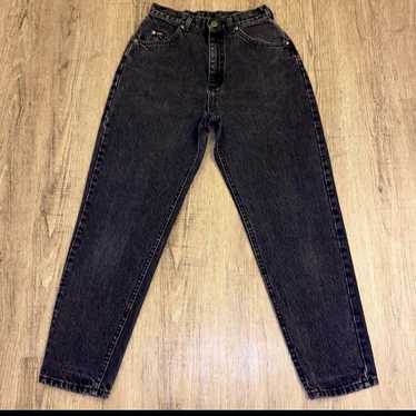 Vintage black high-rise Lee rider jeans