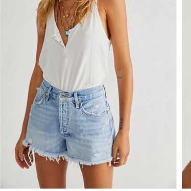 Free People AGOLDE Parker Vintage Cut Off Shorts