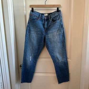 Madewell High Rise Slim Boyjean