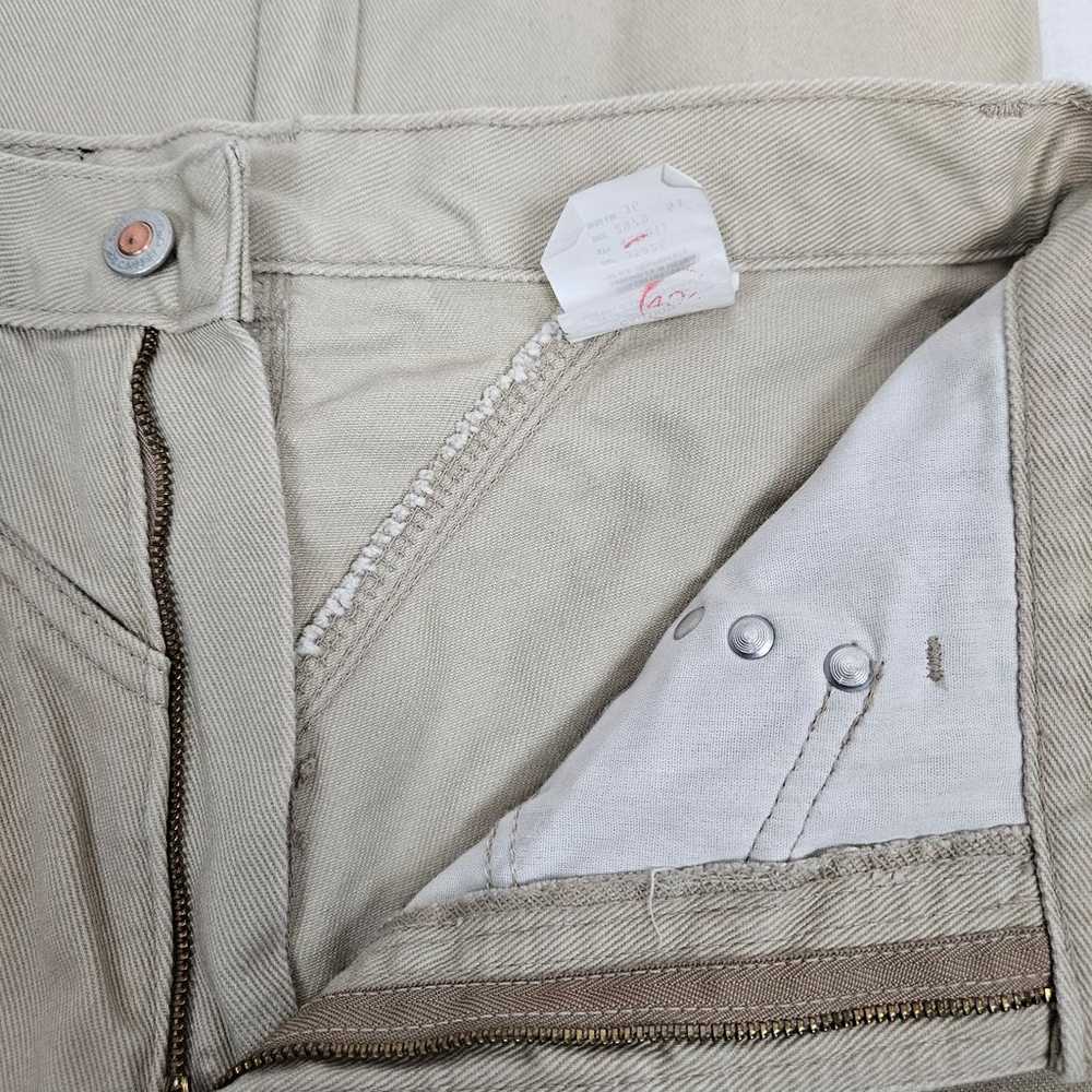 Vintage 80s Rockies Jeanswear Khaki Ultra High Wa… - image 4