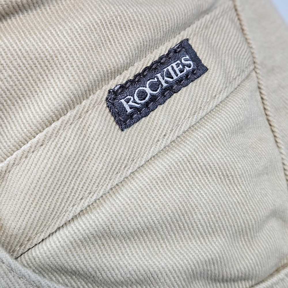 Vintage 80s Rockies Jeanswear Khaki Ultra High Wa… - image 6