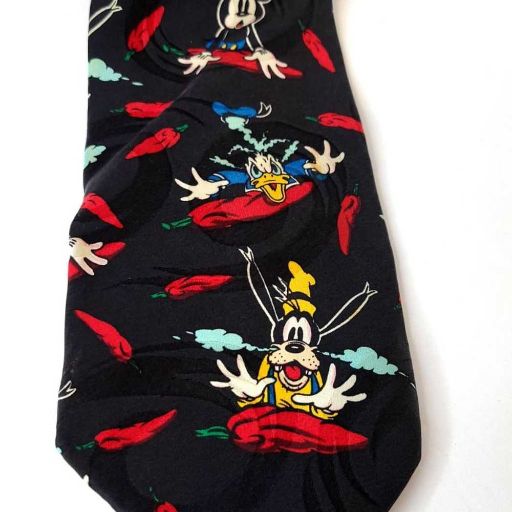 Vintage Disney Mickey Inc Silk Neck Tie