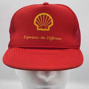 Vintage SHELL Gas Trucker Mesh SnapBack