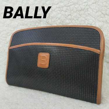 BALLY Clutch Bag Second Bag B Logo All-Over Patter