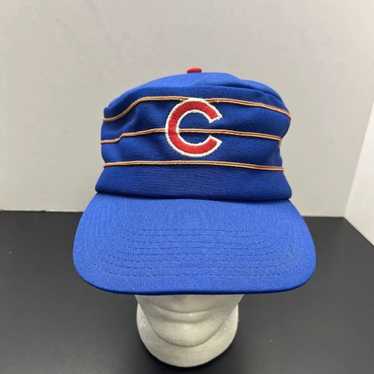 Vintage 90s Chicago Cubs Striped SnapBack Hat