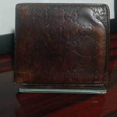 Gucci Signature Bi-Fold Vintage Wallet