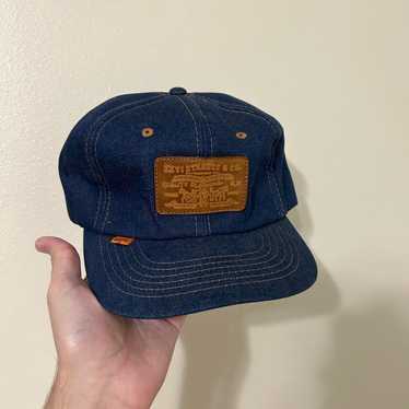 vintage levis denim hat cap - Gem