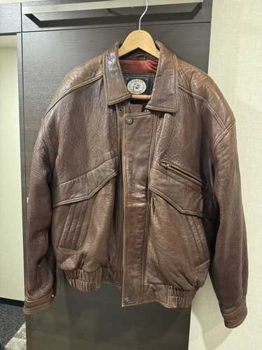 Vintage “Vintage Rare Genuine Leather Bomber Jacke