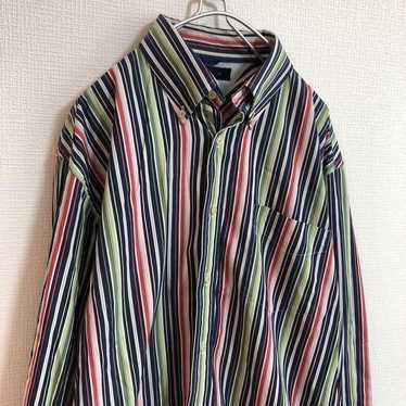 Y475 Tommy Hilfiger BD Long Sleeve Shirt Striped B