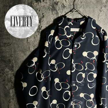 Open collar spring polka dot pattern navy retro Eu