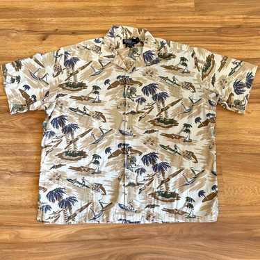 Rare Polo Ralph Lauren Aloha Shirt Clayton XL.