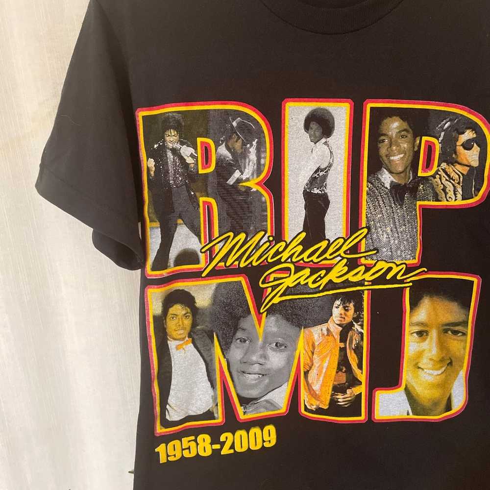 Vintage RIP MJ 1958-2009 Tee Size M - image 1