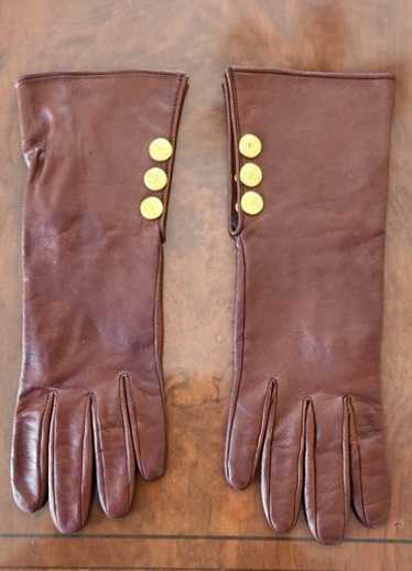 Salvatore ferragamo leather gloves - Gem