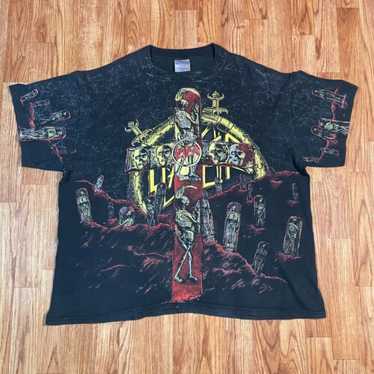 SLAYER T-SHIRT SUMMER CAMPAIGN 1991 激渋ボロ SLAYER T-SHIRT SUMMER CAMPAIGN 1991 激渋ボロ ミュージシャン