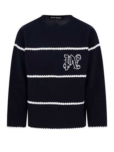 Palm Angels Palm Angels Logo Intarsia-Knit Jumper