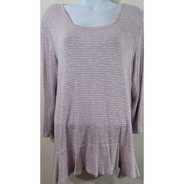 Other Absolutely Famous Lilac White Striped Slub K