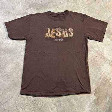 Vintage Y2K Jesus Is Lord Tee