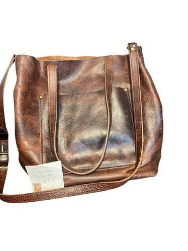 Portland Leather Crossbody Tote