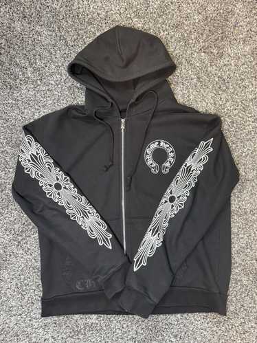 Chrome Hearts Chrome hearts horseshoe zip hoodie