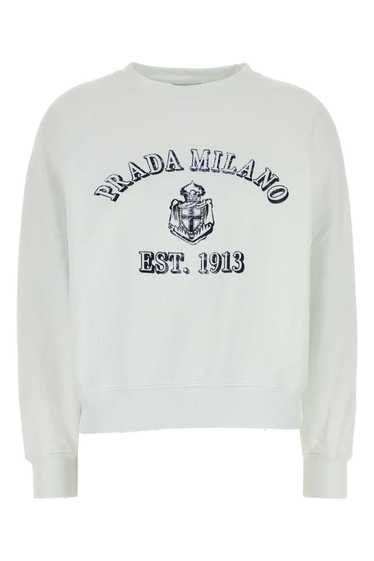 Prada White Cotton Sweatshirt