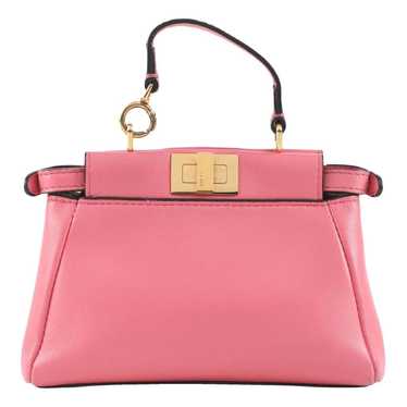 Fendi Peekaboo mini pocket leather handbag