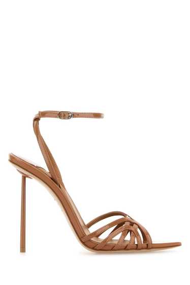 Le Silla Camel Leather Bella Sandals